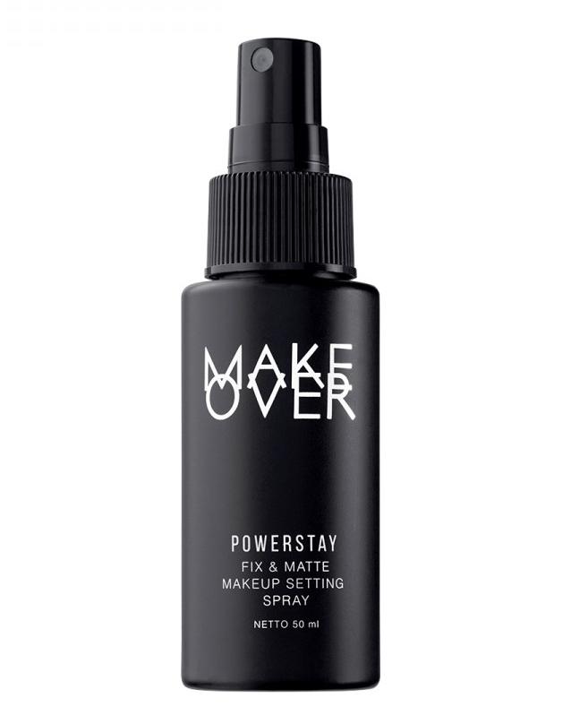 Powerstay Fix & Matte Makeup Setting Spray Make Over.
