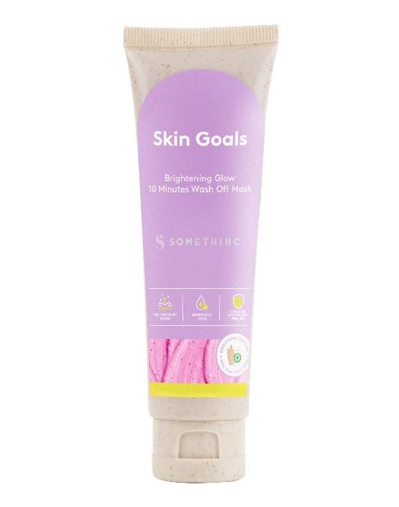 Somethinc Skin Goals Brightening Glow 10Minutes Wash Off Mask Beauty