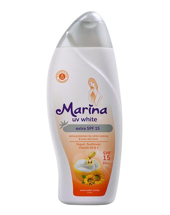Marina UV White Extra SPF 15 Lotion - Beauty Review