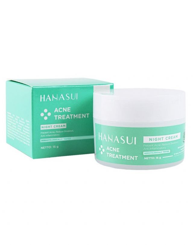 Hanasui Acne Treatment Night Cream - Beauty Review