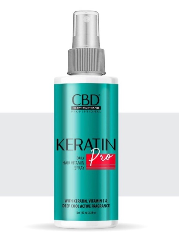 CBD Keratin Pro Daily Hair Vitamin Spray - Beauty Review