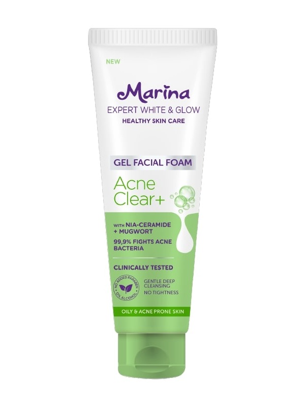 Marina Acne Clear+ Gel Facial Foam Beauty Review