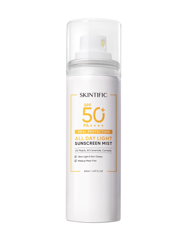 Skintific All Day Light Sunscreen Mist Beauty Review