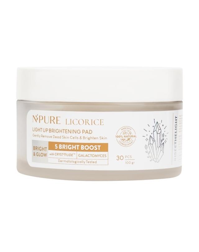NPURE Licorice Light Up Brightening Pad Beauty Review