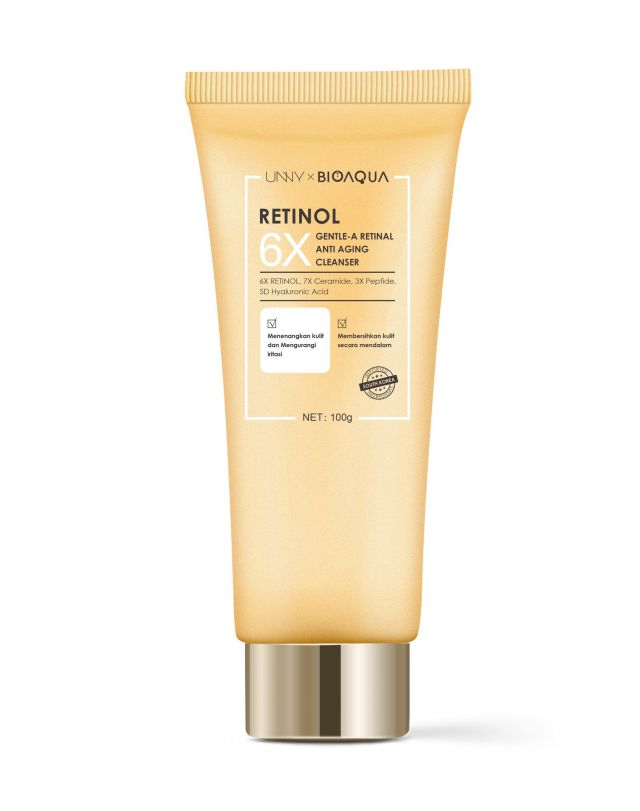 Bioaqua Retinol 6x Gentle A Anti Aging Cleanser Beauty Review