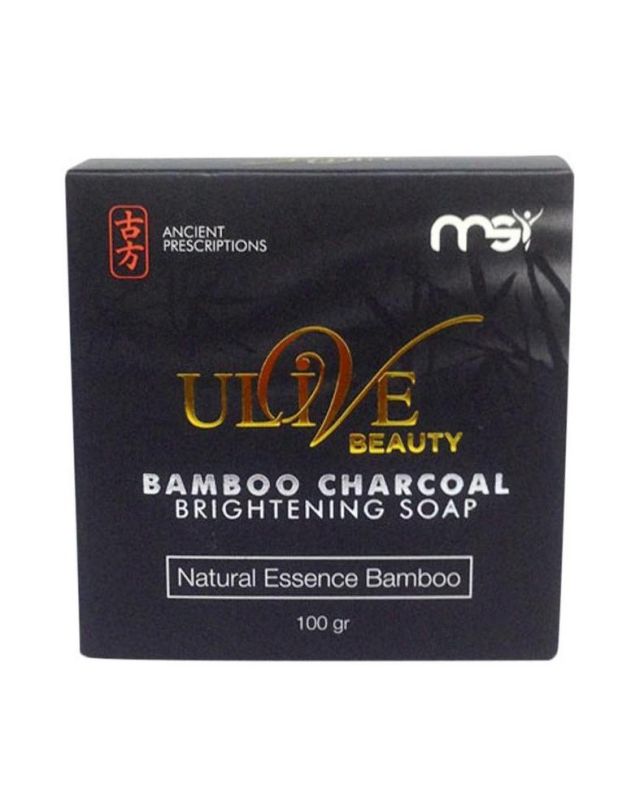 Ulive Beauty Bamboo Charcoal Brightening Soap By MSI Beauty Review